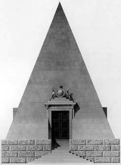 Design for the Buckinghamshire Mausoleaum at Blickling (1794) by Joseph Bonomi